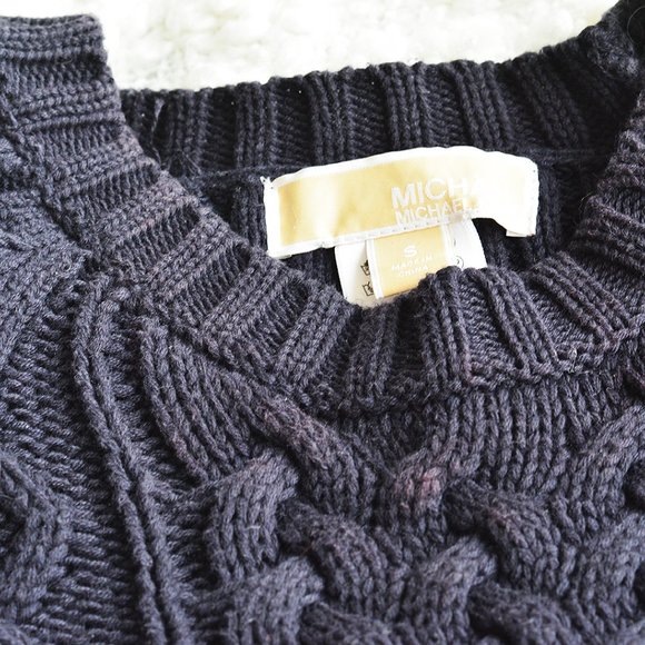 MICHAEL Michael Kors Navy Zipper Sweater - Picture 6 of 6